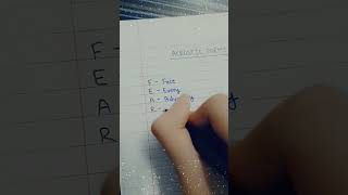 Acrostic Poem on Fear  acrosticpoem acrostics fear [upl. by Batha]