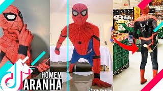 O HOMEN ARANHA MAIS ENGRAÇADO DO TIKTOK SPIDERSLACK [upl. by Zel]