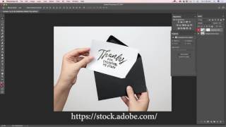 How to use templates from Adobe Stock in your creative workflow with Adobe Photoshop CC [upl. by Itisahc]