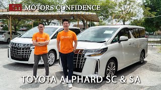 The Toyota Alphard SC amp SA Are the Most Luxurious MPV in Malaysia [upl. by Ynnaf]