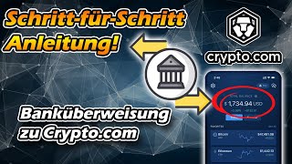 Cryptocom Geld überweisen 2022  Einzahlen amp Auszahlen  deutsche Anleitung SchrittfürSchritt [upl. by Jemine]