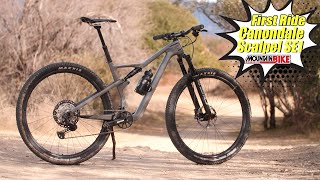 First Ride Cannondale Scalpel SE 1  Mountain Bike Action Magazine [upl. by Anelad]