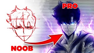 Easy Way to DRAW anime character Like A PRO Part 2 [upl. by Malda]