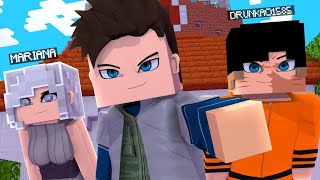 NOVA SÉRIE DE NARUTO 𝗡𝗢 MINECRAFT POCKET EDITION  NARUTO 5D VILA 𝗘𝗣 1 ‹ Ine › [upl. by Harv]