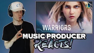 Music Producer Reacts to Warriors  Season 2020  League of Legends ft 2WEI and Edda Hayes [upl. by Ahsercel]