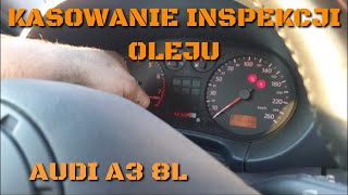 Kasowanie inspekcji oleju w Audi A3 8L [upl. by Casimir]