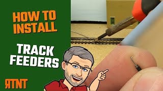 How To Install Track Feeders On Your Model Railroad [upl. by Doralin856]