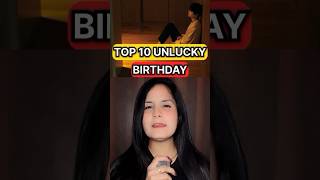 Top 10 Unlucky Birthday dates😭 viralshort facts explorefacts explormore trendingvideo trend [upl. by Ettelohcin460]