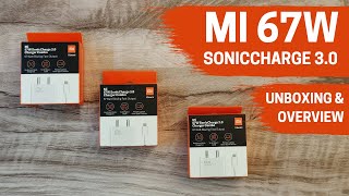 Mi 67W SonicCharge 30 Charger Combo  Unboxing  HandsOn  Features Overview [upl. by Cathrine]