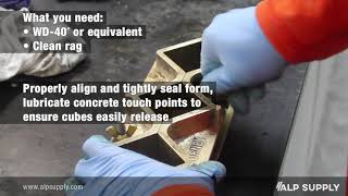 How to Properly Make Compression Test Grout Cubes [upl. by Lemay]