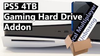 PS5 4TB Gaming Drive Setup and Install USB3 Portable External Hard Drive  Unboxing [upl. by Yoral]