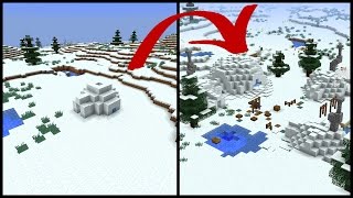 Lets Transform a Minecraft Igloo [upl. by Sedruol]