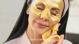 How to Apply Gold Collagen Mask  KNESKO Skin [upl. by Cowden]