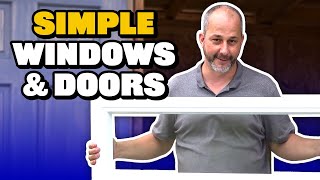 How to Build a Shed Part 5  Doors amp Windows [upl. by Ravaj]