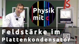 Plattenkondensator  elektrisches Feld [upl. by Retsae]