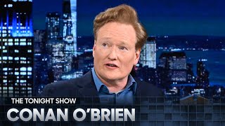 Conan O’Brien Makes His Late Night Return to Talk Prince Fan Encounters Show Memories and More [upl. by Peirsen]