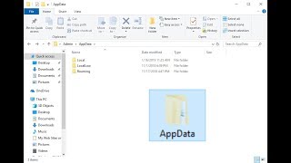 How to Fix AppData Folder is Missing in Windows 1087 [upl. by Aneerhs]