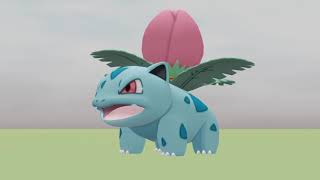 Bulbasaur Evolves Into Ivysaur Blender Animation [upl. by Niawat]