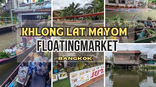 Khlong Lat Mayom Floating Market  Bangkoks Hidden Gem  Boat Tour Included [upl. by Ewer320]