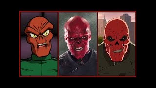 Red Skull Evolution in Movies amp Cartoons 2018 [upl. by Vally]