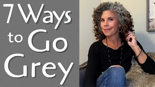 The 7 Best Ways to Go Grey  How to Go Grey From Colored Hair  Grey Hair Transition [upl. by Asilad]