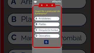Você sabe quem foi o precursor do iluminismo Shorts enem filosofia filosofos [upl. by Hooper]