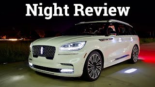 2020 Lincoln Aviator Black Label Luxury Night Review amp Drive [upl. by Norma]