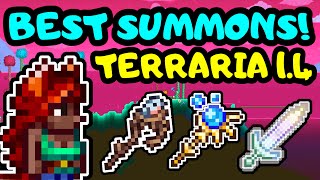 BEST SUMMON WEAPONS IN TERRARIA 14 Terraria Top 5 Best and Strongest Summons Terraria Ranking [upl. by Sidoeht]