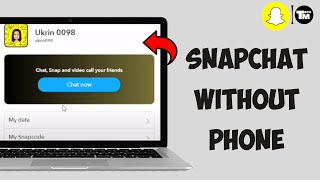 How To Log Into Snapchat Web Without Phone EASY [upl. by Aninad926]