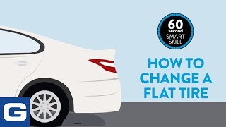 How To Change A Flat Tire  GEICO Insurance [upl. by Inman]