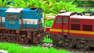 WAP4 to WDM3D LOCOMOTIVE CHANGE  BUMPY RAILROAD  Train Simulator  Railworks 3  NTG GAMING [upl. by Nisse402]