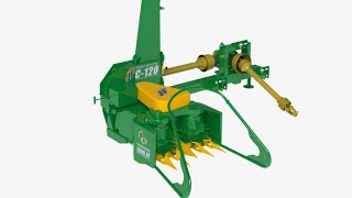 Forage Harvester for Tropical Grass Napier  Maize silage ☎️ 18003093852 [upl. by Lirbij]