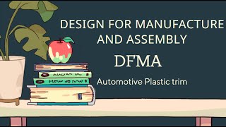 DFMA Design for Manufacture and Assembly  Automotive Plastic Trim [upl. by Sunil206]