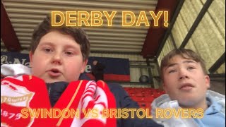 SWINDON VS BRISTOL ROVERS  LOCAL DERBY [upl. by Alphonsa]