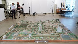 Frank Lloyd Wright Creating a 3D model of quotBroadacre Cityquot  AT THE MUSEUM [upl. by Frank]