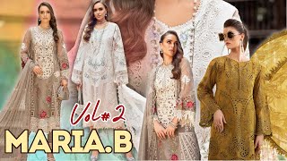 MariaB Vol2 🔥 Eid Luxury Lawn ❤️  New Arrivals 2024 💯Master Replica 😍 3D Work Embroidery [upl. by Mccallion]