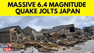 Japan Earthquake Latest News  64 Magnitude Strong Earthquake Jolts Japans Northcentral  N18G [upl. by Gillmore498]