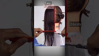 SHORT LAYER HAIRCUT haircuttutorial hairtutorial diy hair shortvideo layeredhaircut [upl. by Nassi512]