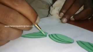 Tanjore paintings  Tutorial  DIY crafts  Procedure  Lesson 2  Paint the traced tanjore painting [upl. by Ihskaneem]