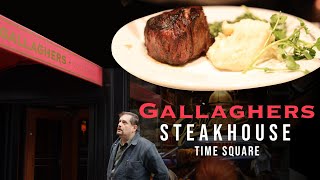 Gallaghers SteakhouseA New Visit to an Old Classic Steakhouse in Times Square NYC [upl. by Atirec]