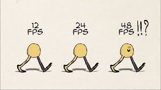 12FPS VS 24FPS VS 48FPS Walk cycle Blender Grease pencil 2D animation [upl. by Miun227]