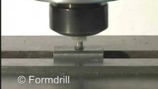 Formdrill M6 in 2mm steel with flat finish [upl. by Malonis]