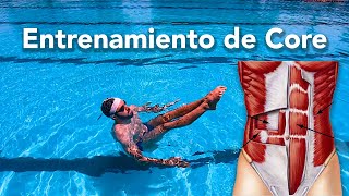 Entrenamiento de abdomen en el agua [upl. by Alegnatal]