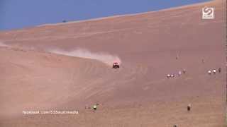 Robby Gordon Stuns Crowd Downhill Dakar 2015 Absolutely Sic [upl. by Rinee]