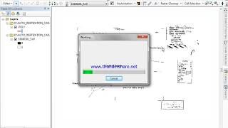 AUTO DIGITIZATION CADASTRAL MAP WITH ARCGIS [upl. by Nivla]