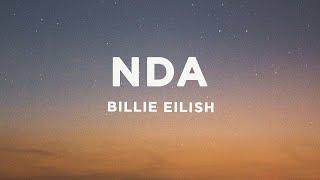 Billie Eilish  NDA Lyrics [upl. by Aynotel994]