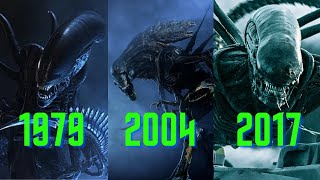 EVOLUTION OF XENOMORPHALIEN IN MOVIES19792017 [upl. by Nikaniki544]