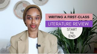 The Quickest Way To Write A First Class Literature Review  IN JUST 5 EASY STEPS [upl. by Eecram]