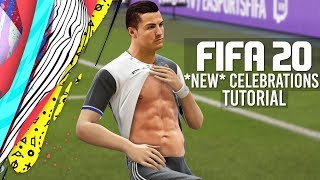 FIFA 20 ALL NEW CELEBRATIONS TUTORIAL  PS4 and Xbox [upl. by Anitnamaid]