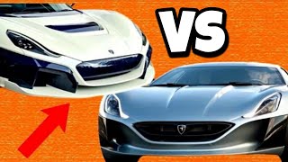 Rimac Nevera VS Rimac Concept One [upl. by Shayla145]